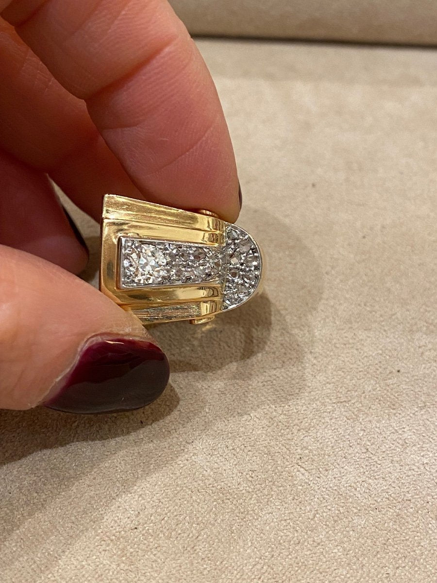 Bague Tank à Degrés