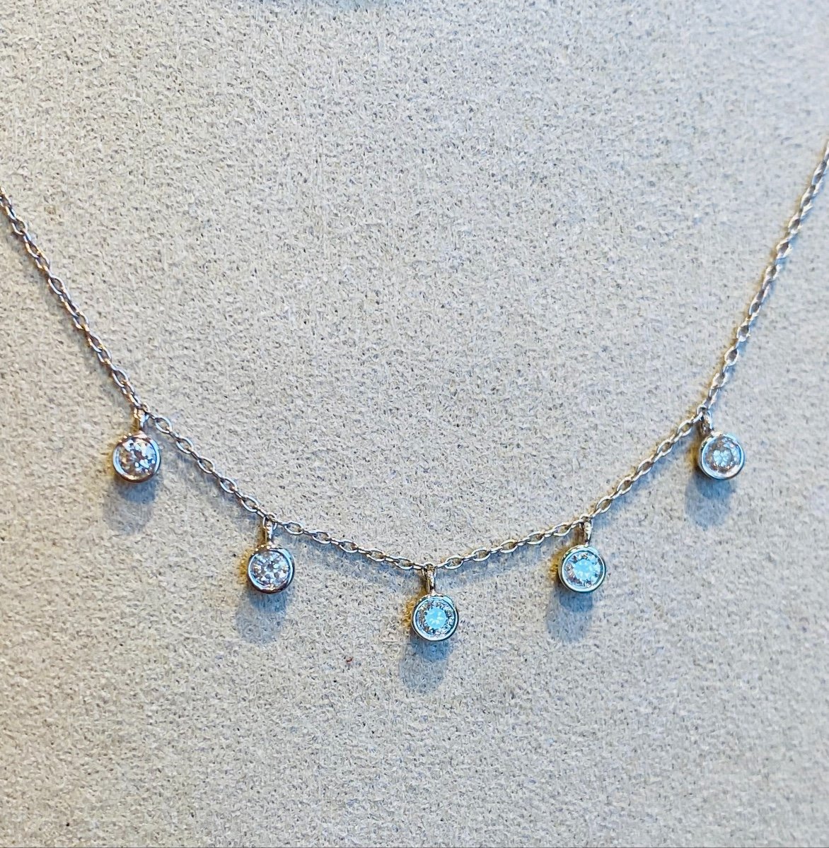 Diamond Tassel Necklace