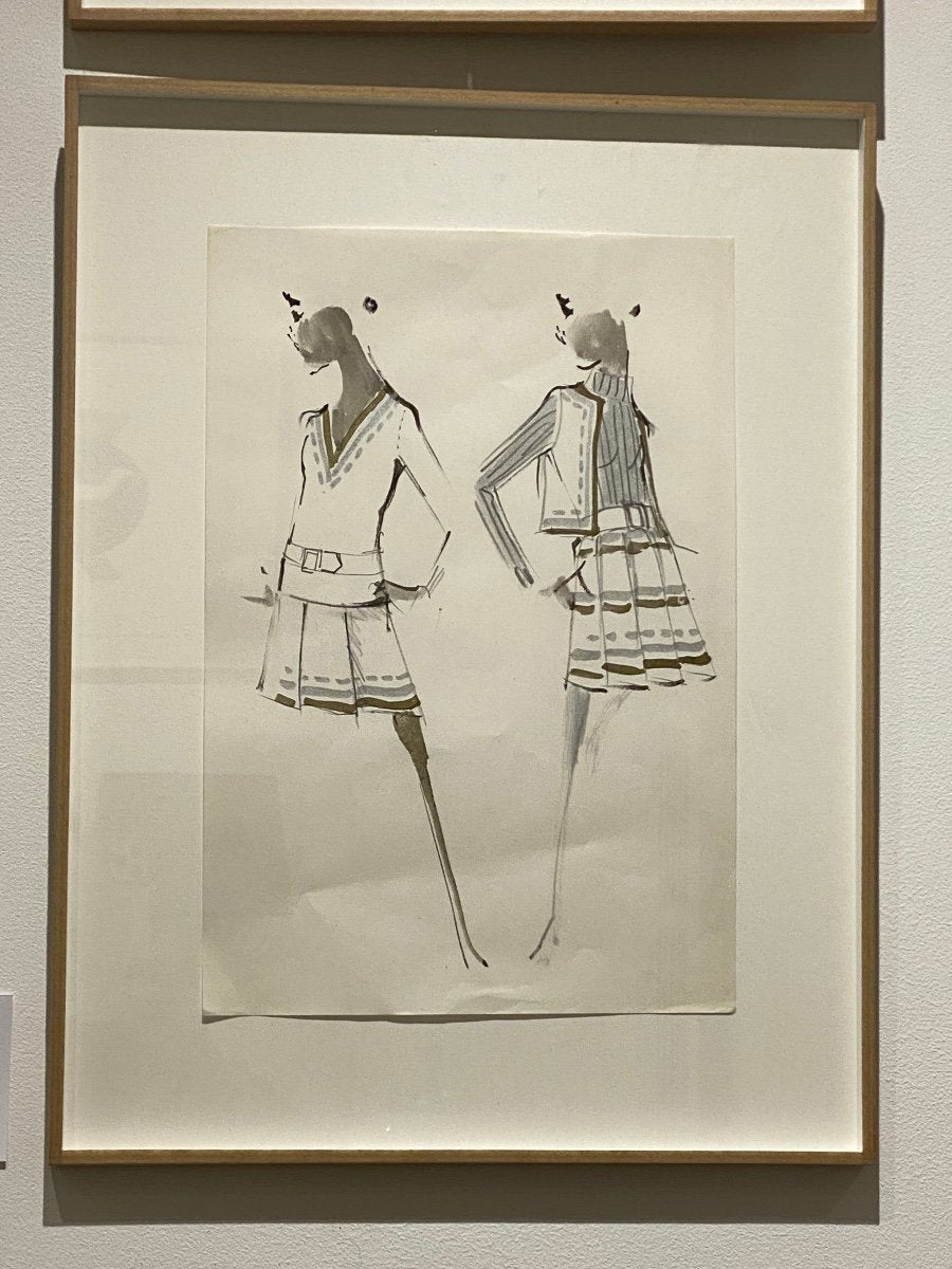 Atelier Balmain Attribué à , Croquis De Mode