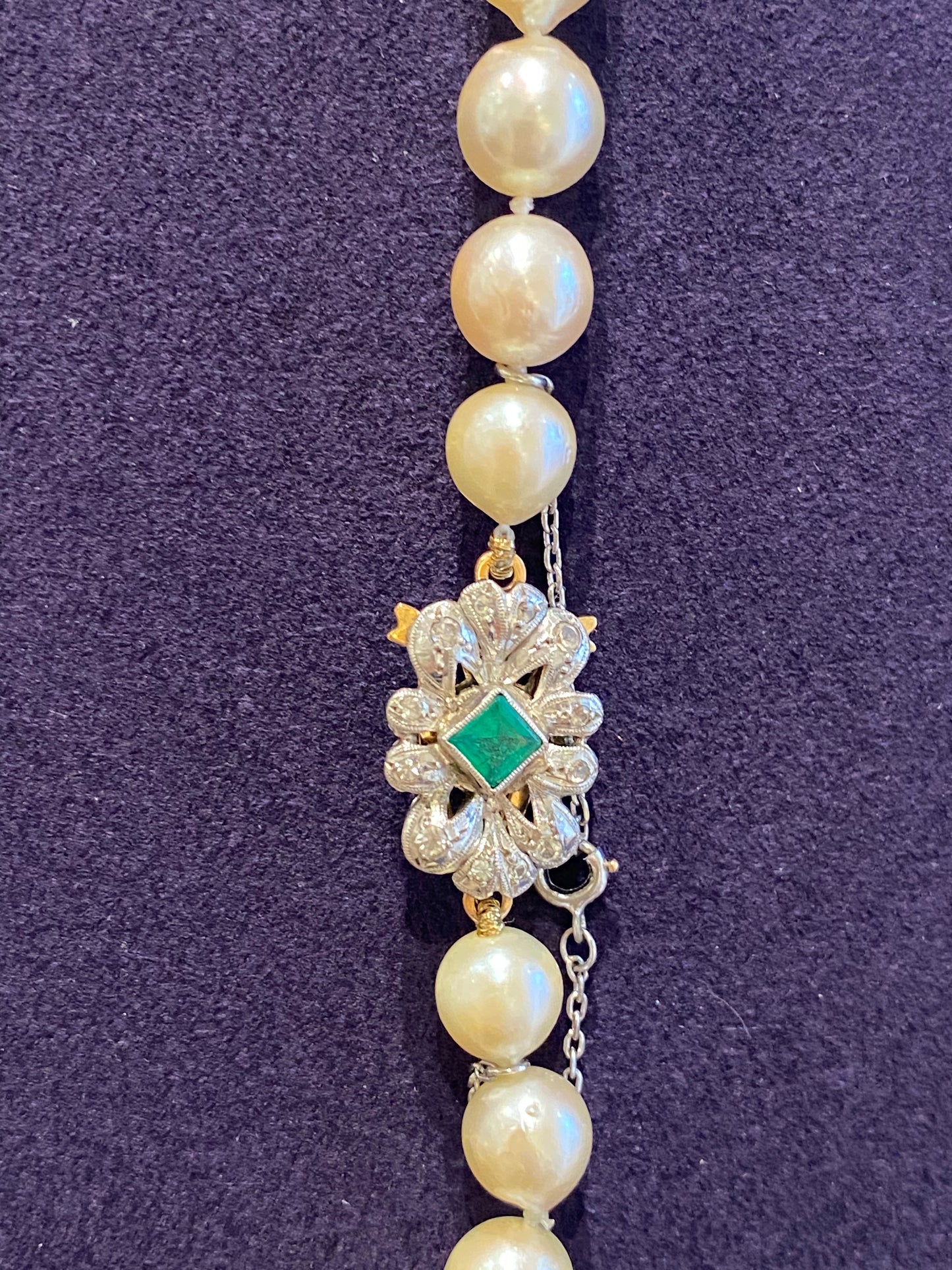 Art Deco Cultured Pearl Necklace