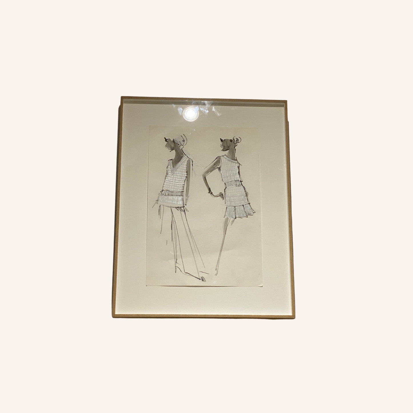 Atelier Balmain Attribué à , Croquis De Mode