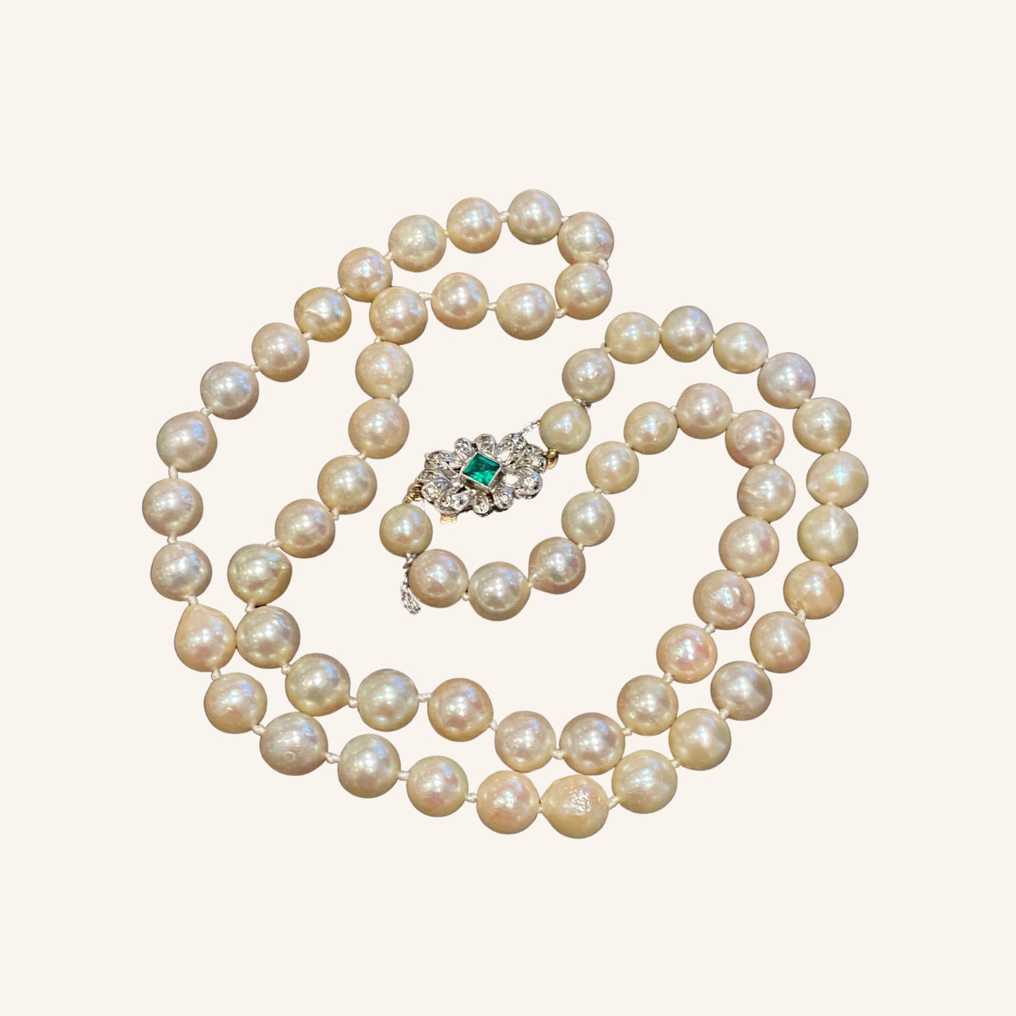 Art Deco Cultured Pearl Necklace