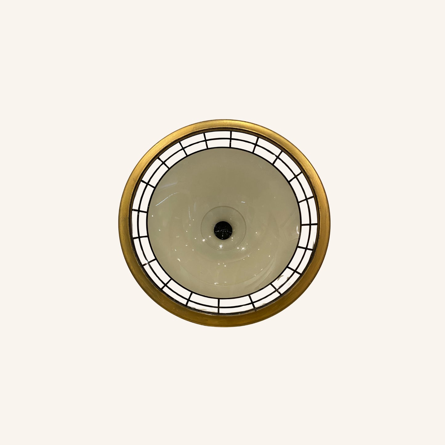 WESTMORELAND AND GLASS Cie, COUPE SUR PIED ART DECO