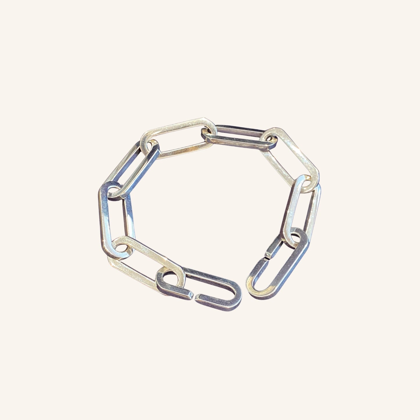 Bracelet en argent massif