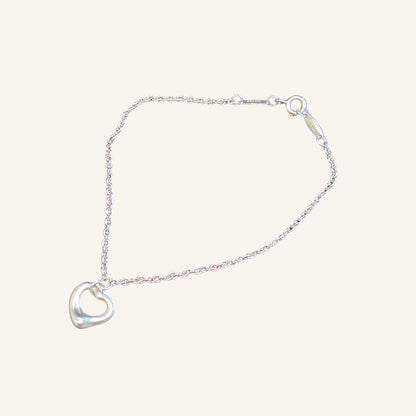 TIFFANY & Co, par Elsa Peretti (1940-2021) Bracelet "Open heart"