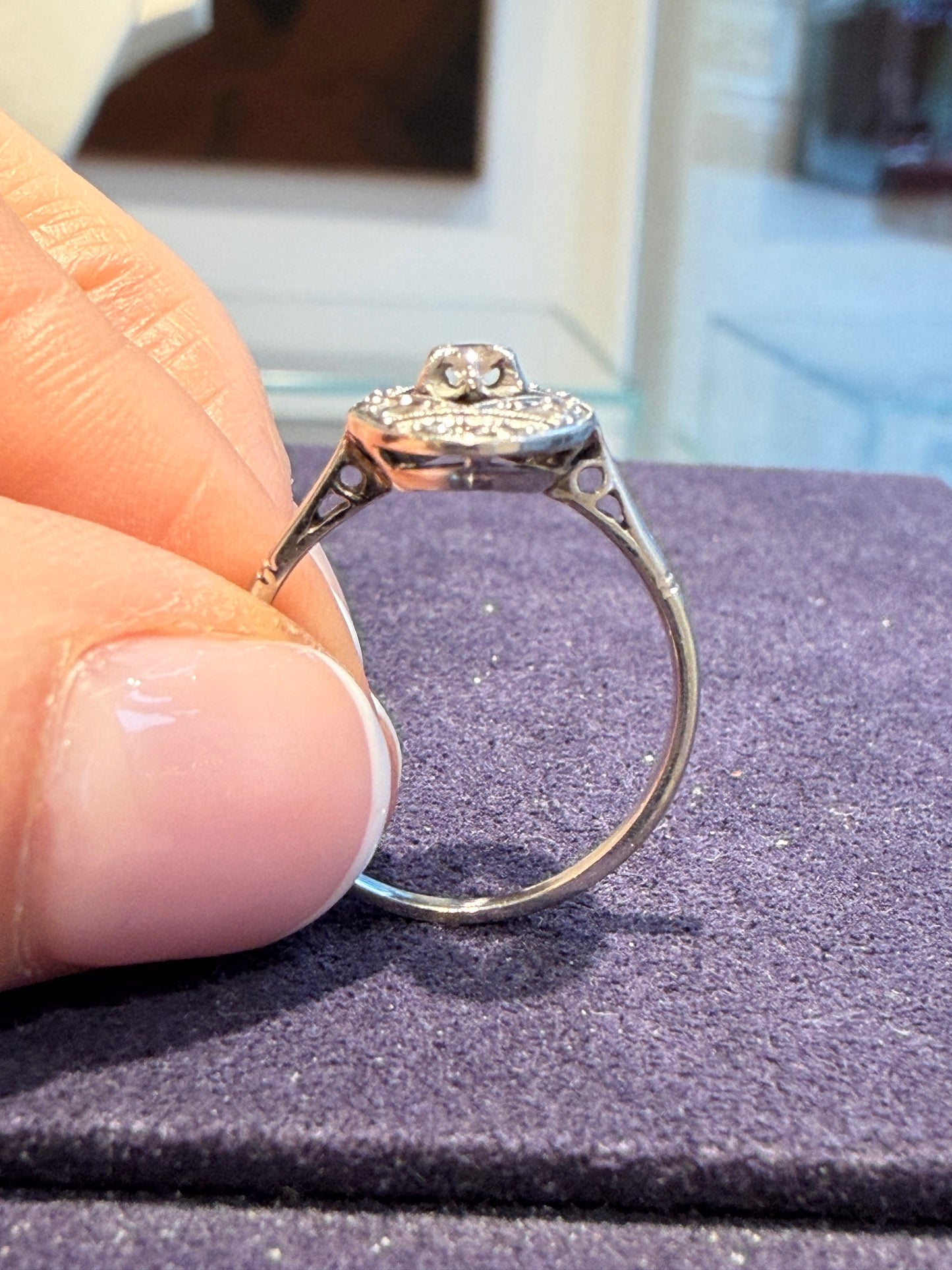 BAGUE NAVETTE ART DECO