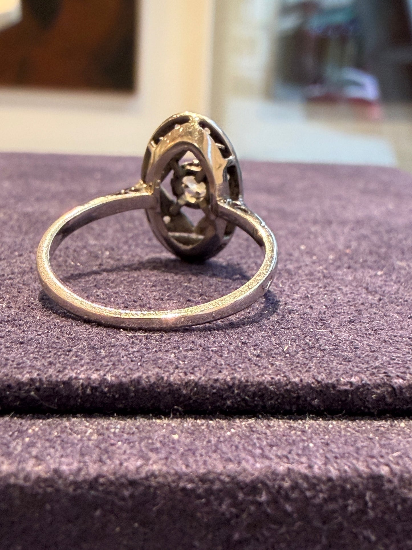 BAGUE NAVETTE ART DECO