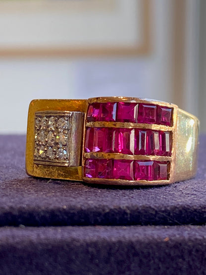 BAGUE TANK MODELE A PONT