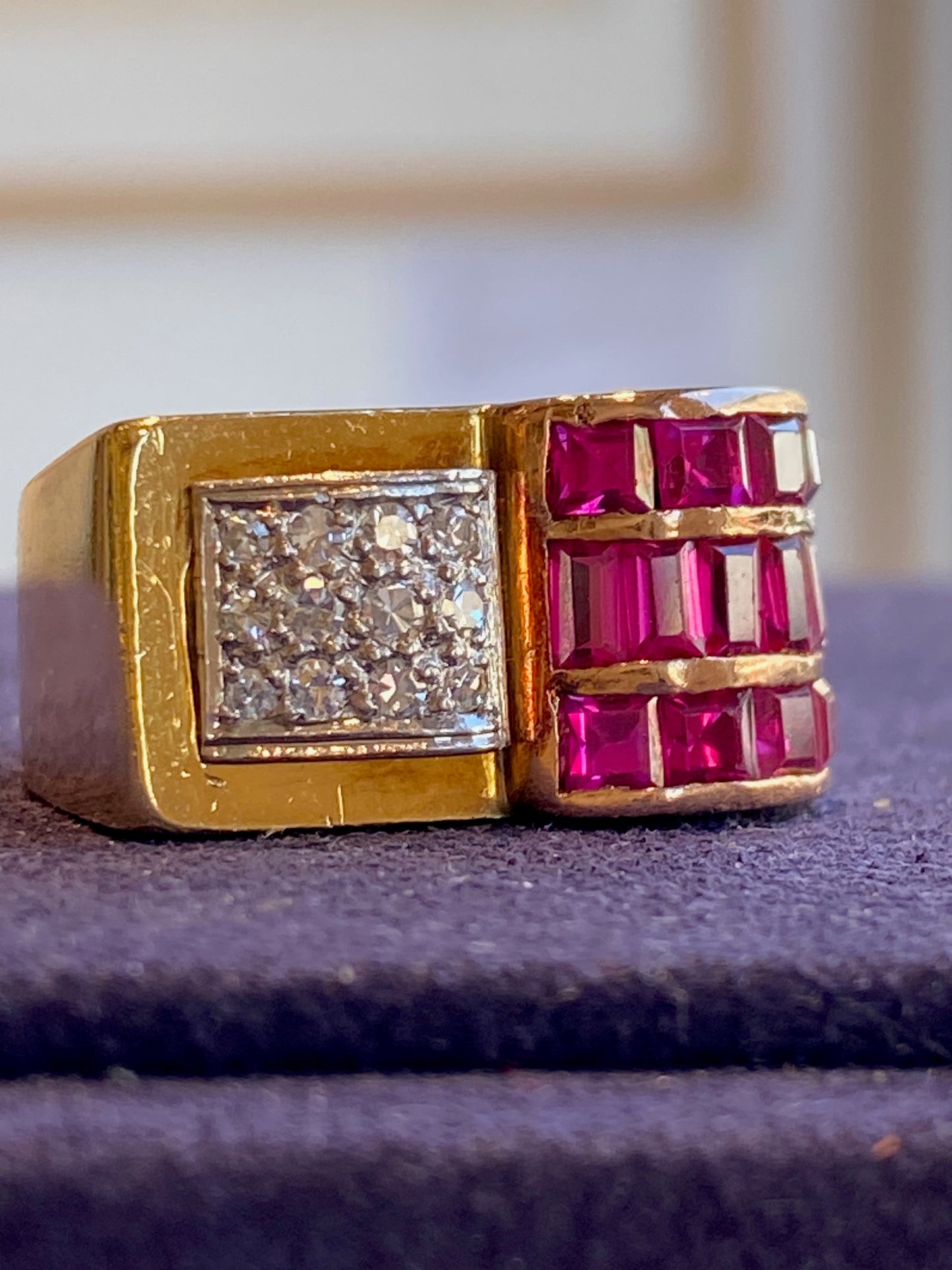 BAGUE TANK MODELE A PONT