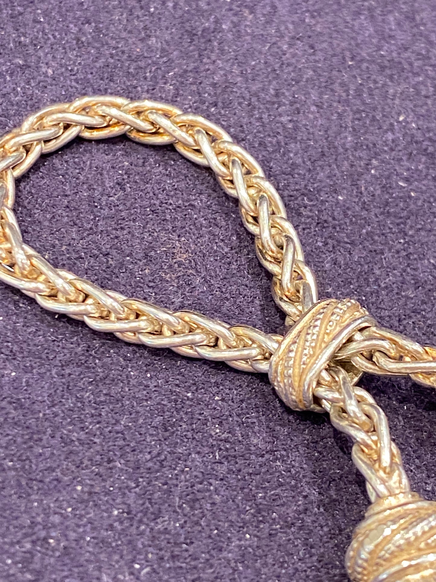 GAETAN DE PERCIN POUR HERMES, PORTE CLEFS EN ARGENT MOTIFS POMPONS