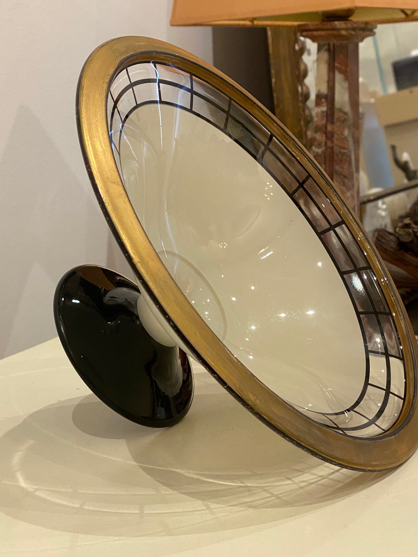 WESTMORELAND AND GLASS Cie, COUPE SUR PIED ART DECO